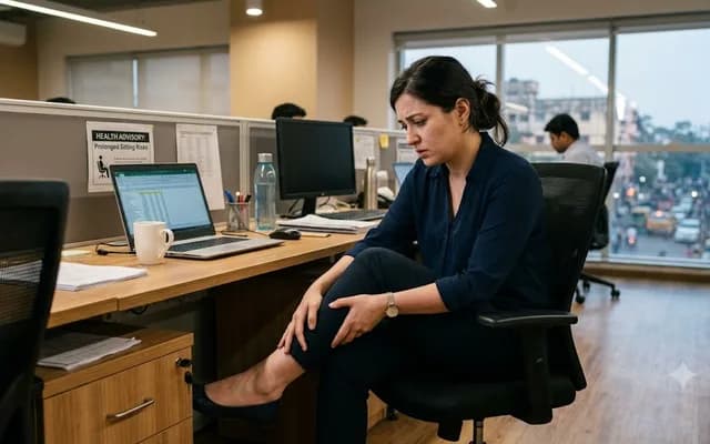 sitting for long hours can create problems