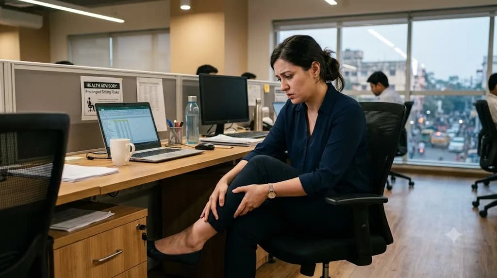 sitting for long hours can create problems