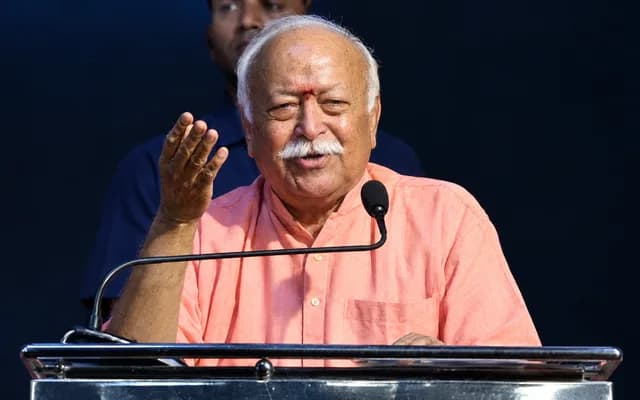 Elderly Speaker at the Podium