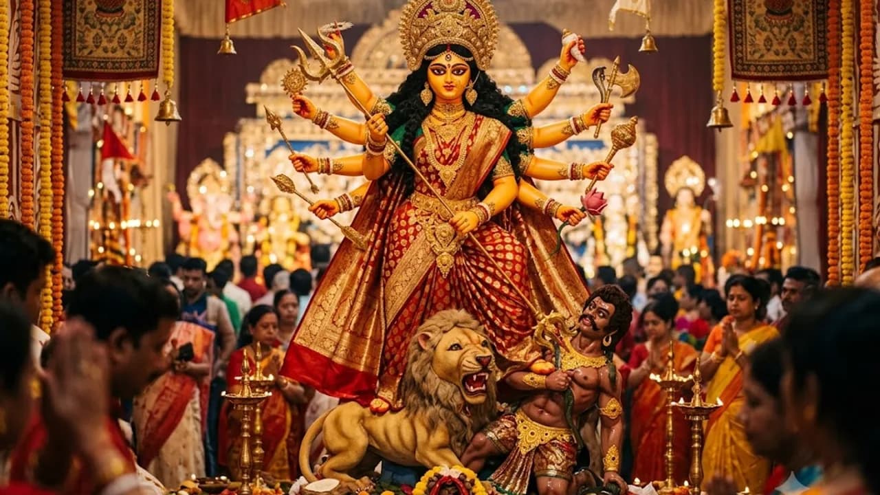 Goddess Mother Durga. The all powerful